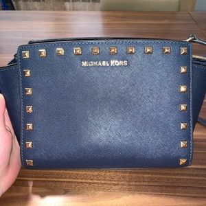 Michael Kors Selma Medium Stud Crossbody Handbag